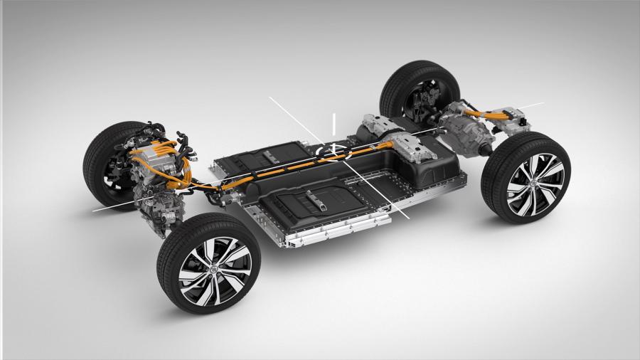 Детали создания Volvo XC40 Recharge P8 AWD 2019 года  (WW) (фото 31 из 34)